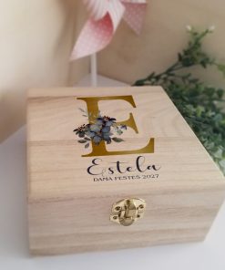 joyero con inicial personalizado