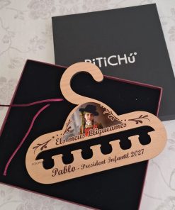 percha para lligacames con foto