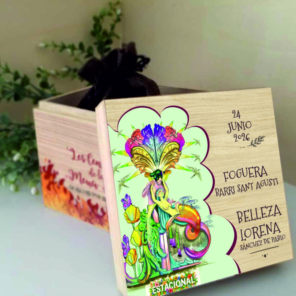 caja para las cenizas de tu falla