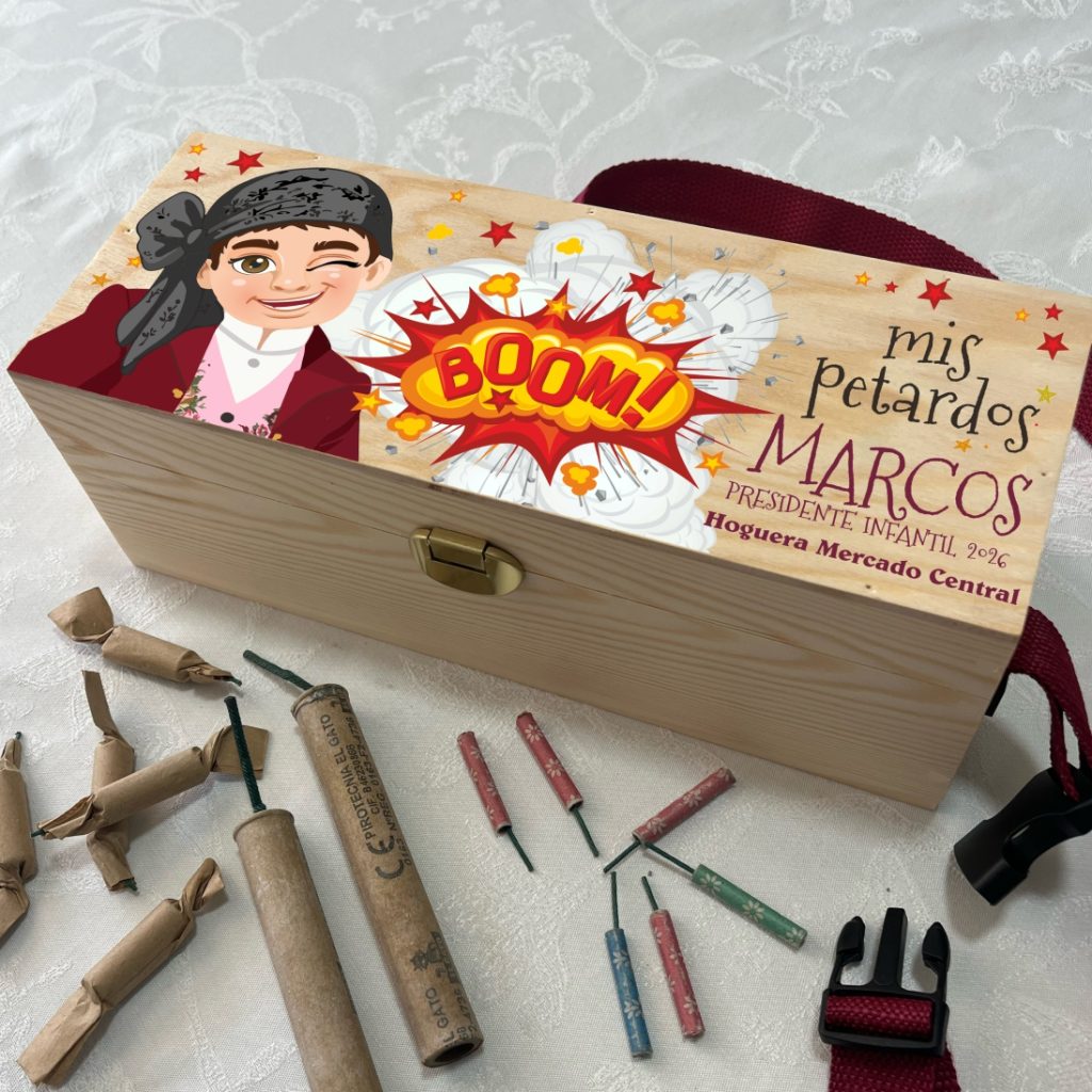 caja de petardos personalizada hogueras