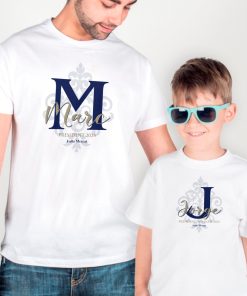 camisetas inicial recta o entallada