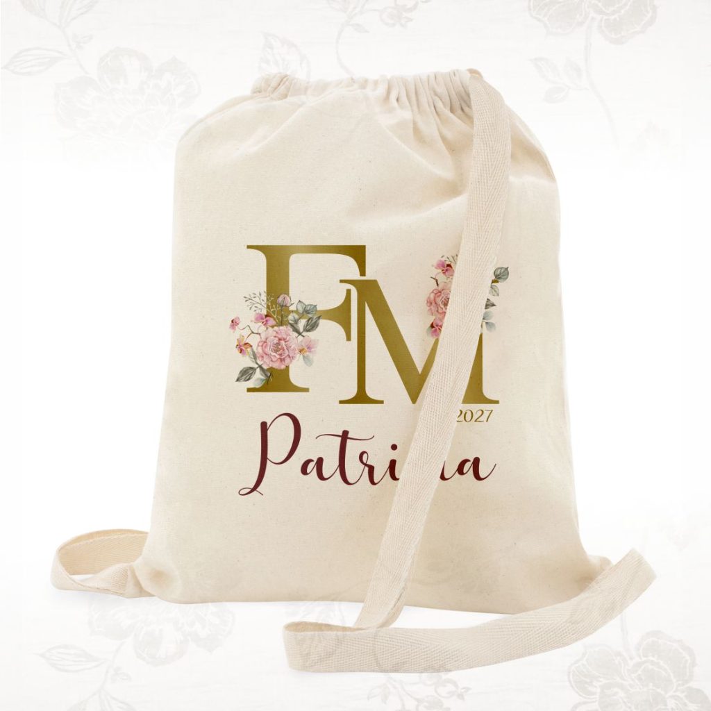 Mochila de algodón para falleras mayores