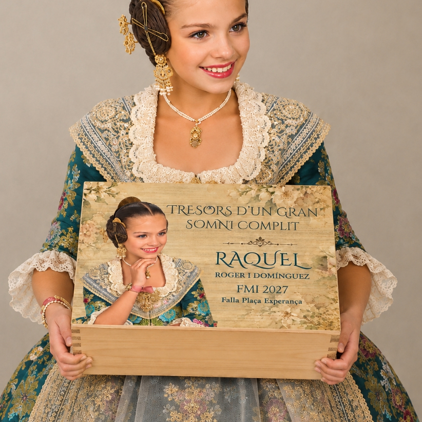 caja de recuerdos con fotografía