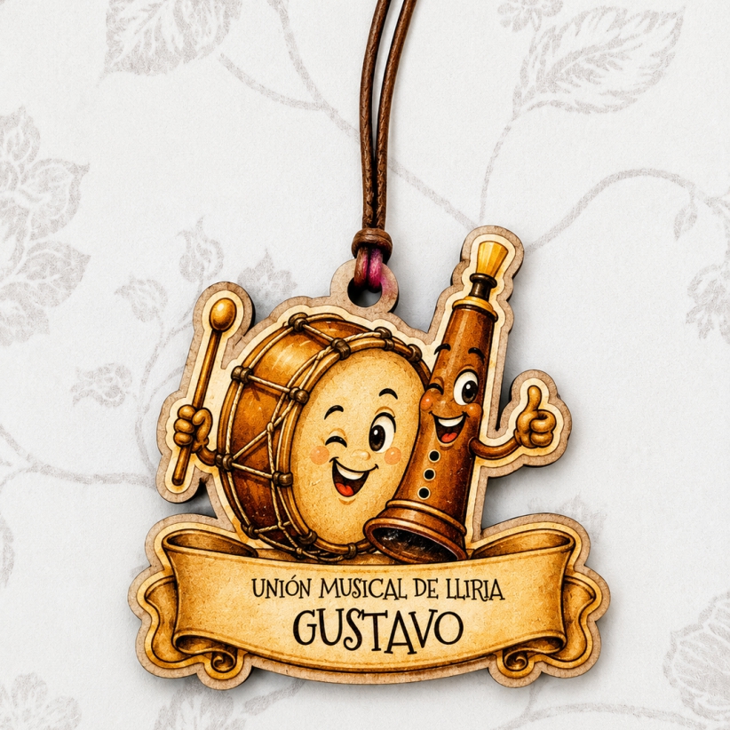 bag charm tabalet y dolçaina