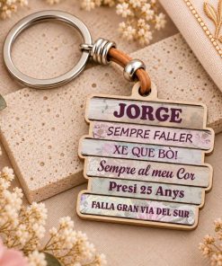 llavero 6 frases personalizadas
