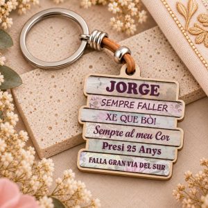 llavero 6 frases personalizadas