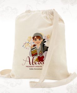 Mochila asa plana PERSONALIZADA con Fallerito