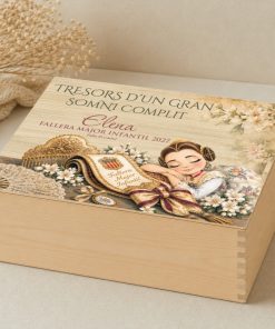Caja de recuerdos para fallera mayor infantil