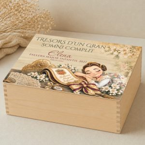 Caja de recuerdos para fallera mayor infantil