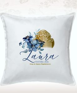cojin 50x50 peineta floral