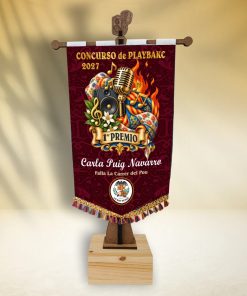 TROFEO ESTANDARTE PREMIO KARAOKE